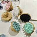Bamboo hair wash brush